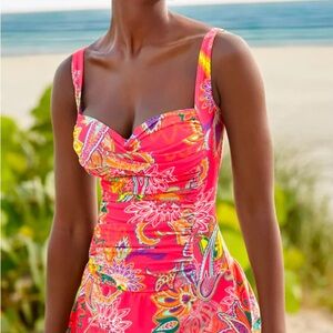 VENUS Pink Floral One Piece Swimsuit